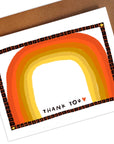 THANK YOU RAINBOW Greeting Card