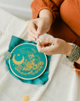 Lunar Moth Embroidery Kit