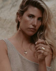 Dea Dia Selene charm necklace - 14k gold filled.