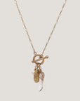 Dea Dia Selene charm necklace - 14k gold filled.