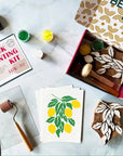 Lemon Branch Wood Block Printing kit