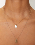 Scosha classic tag necklace - 10KY