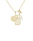 Scosha droplet charms necklace