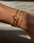 Brianna bracelet: Gold / 8"