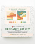 Sun + Moonlight Meditative Art Paint by Number Kit+ Easel