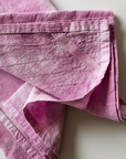 Naturally Dyed Cotton Tea Towel - Magenta - Eco Friendly