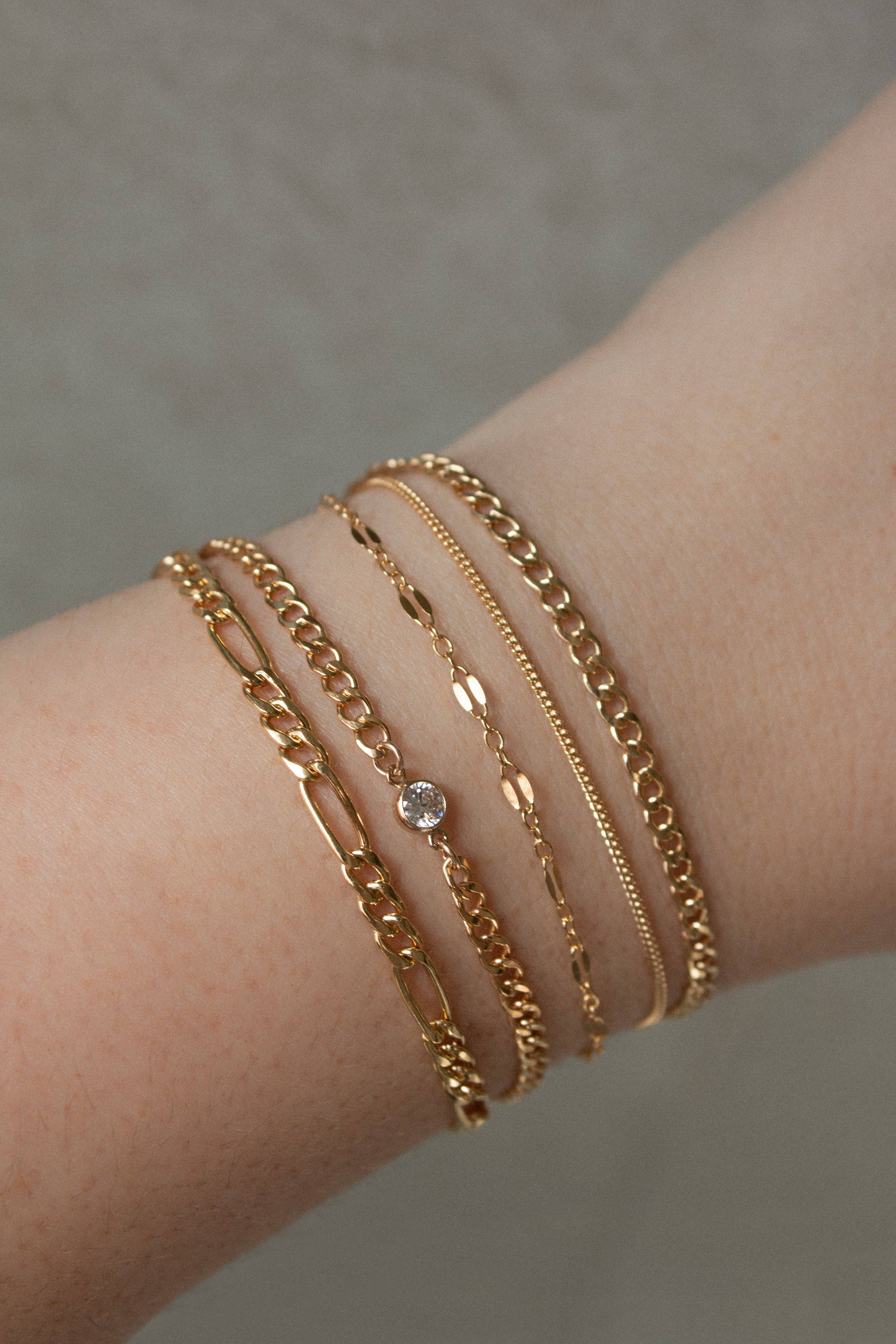 Camila bracelet: Gold, 7"