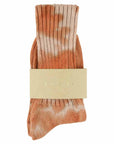 Women Tie Dye Socks - Rust / Pink: EU 36/41   UK 3.5/7   US 6/9.5