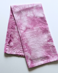 Naturally Dyed Cotton Tea Towel - Magenta - Eco Friendly