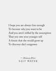 Salt Water - book