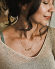 Linked Together Necklace: Gold Fill