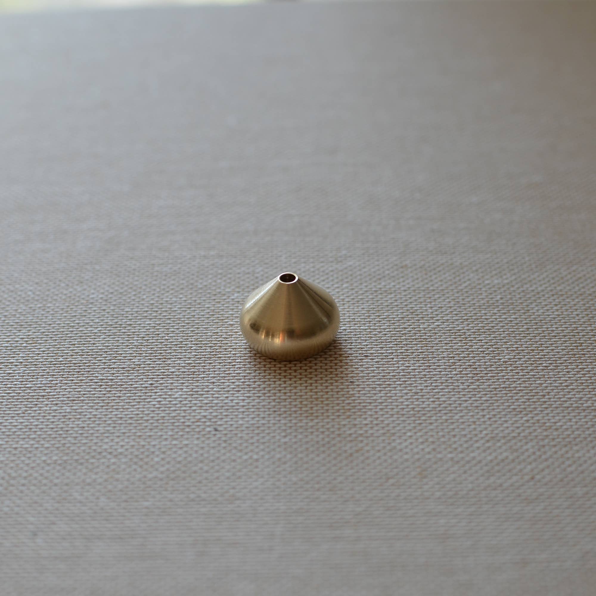 Small Waterdrop Brass Incense Holder