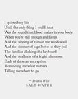 Salt Water - book